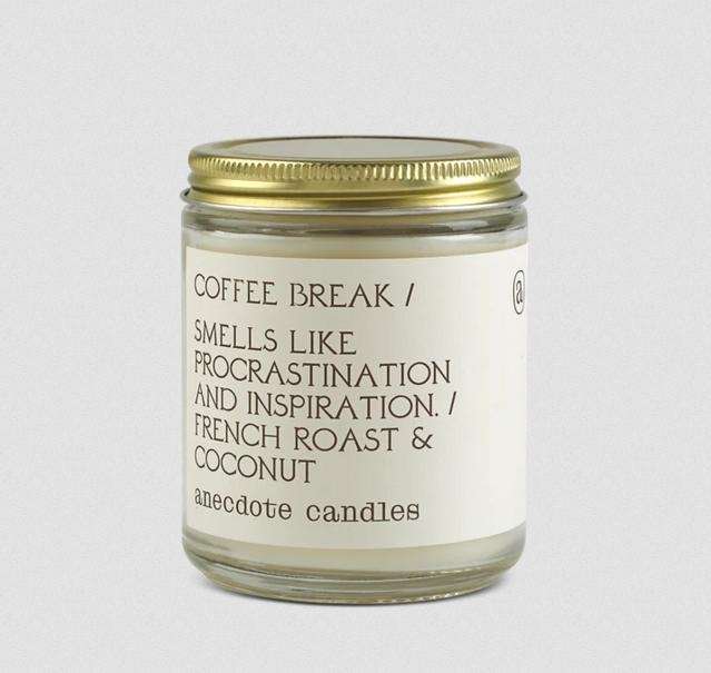 image of a candle that smells like procrastination 