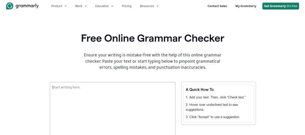 grammarly free online grammar checker 