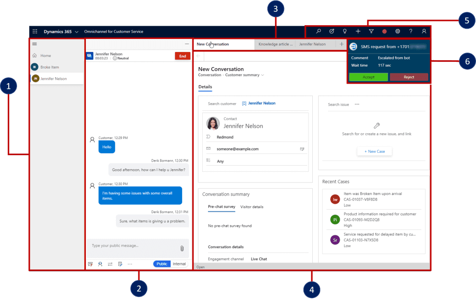 screenshot of Microsoft Dynamics 365 dashboard 