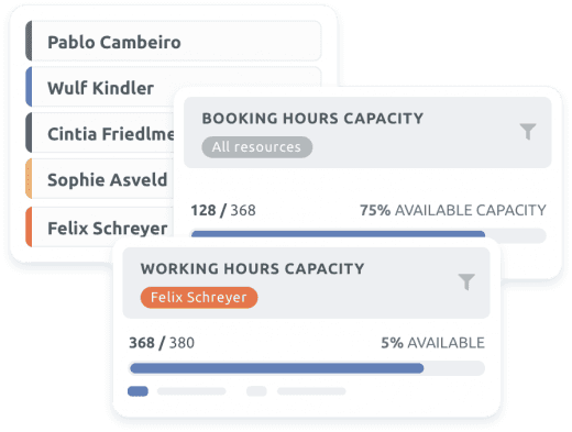 Resource capacity overview