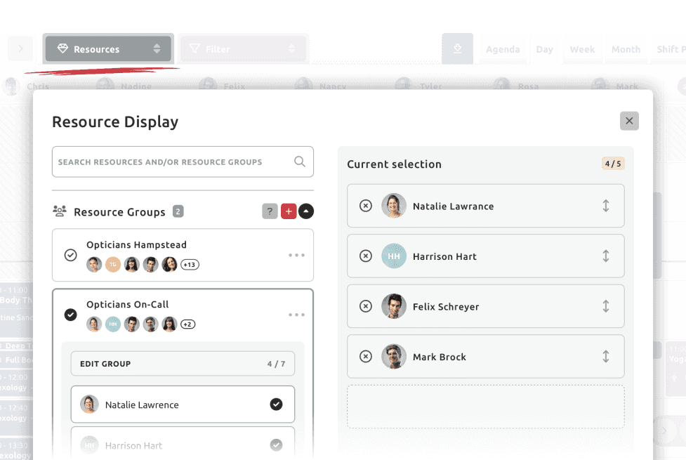 The Calendar Resource Display